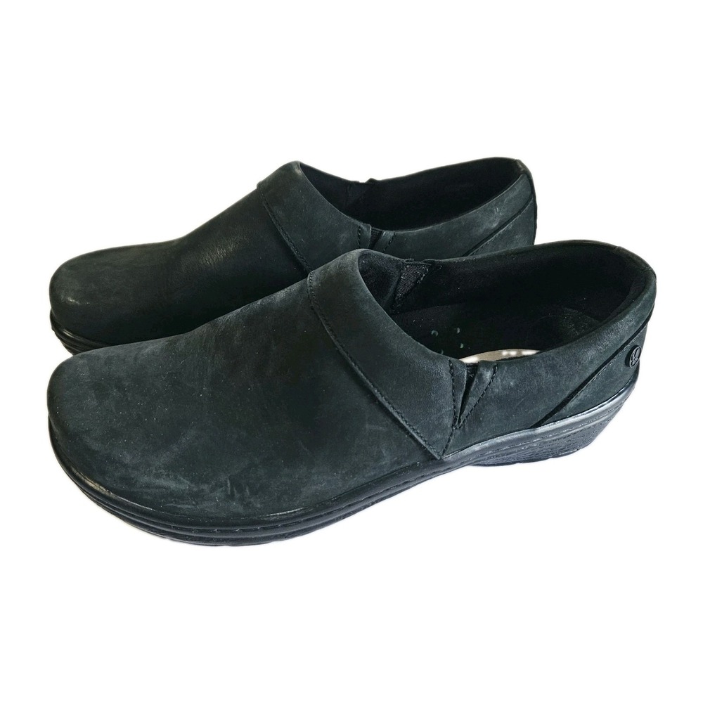 Klogs Shoes Womens 9 M Black Olive Slip On Loafer Casual Comfort Great Condition